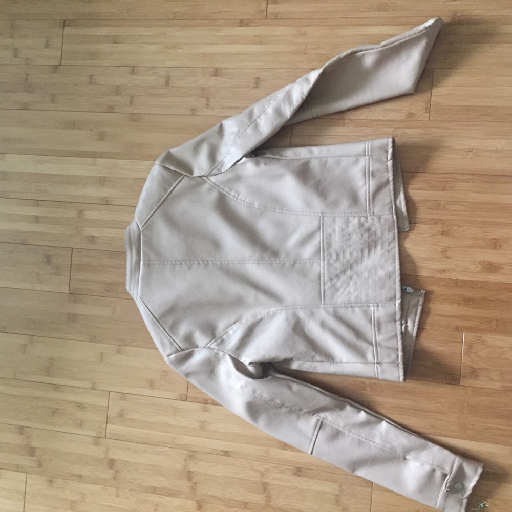 Tan Bomber Jacket - Picture 4 of 6